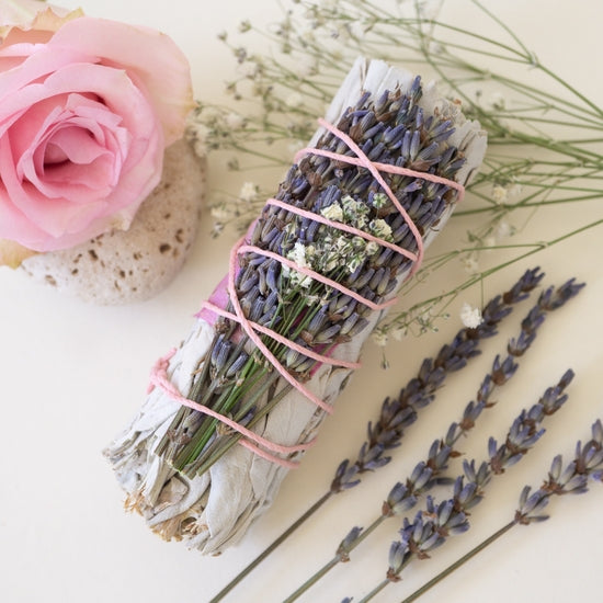 Lavender + White Sage Smudge Stick